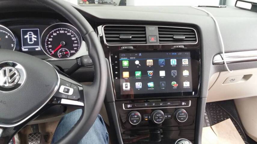 Vw Golf 7 10.1 2/16 Piano Balck Multimedya Navimex - 2