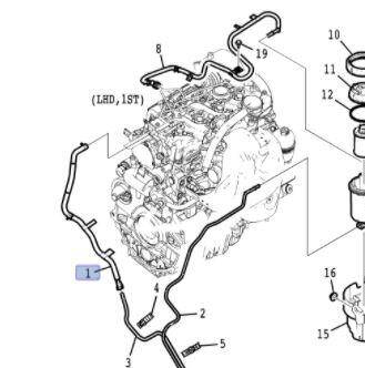 Yakıt Besleme Giriş Borusu Captiva Antara - GM