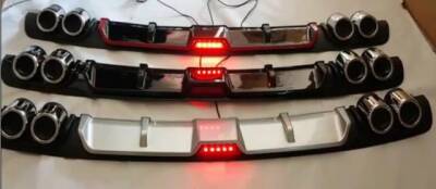 Yeni Model Ledli Çakarlı Difüzör Kırmızı - UMT AUTO PARTS