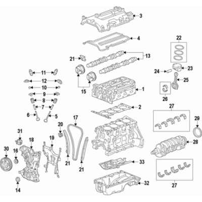 Zincir Seti A14Net Cruze 1.4 Astra İnsignia Akd - 2